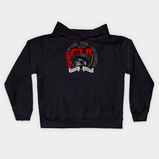 Quarantined Under the Influence Plague Mask Kids Hoodie